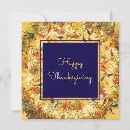 Herfst Wreath Feestdagenkaart