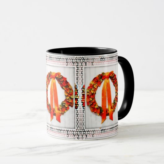 Herfst Wreath Mok (Voorkant rechts)