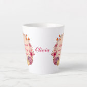 Herfst Wreath Quote Latte Mok (Voorkant)