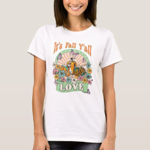 Herfst Y alle Bloemenpompoen T-shirt