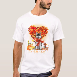 Herfst Y alle Husky Hondenliefhebbers Bedankt T-shirt