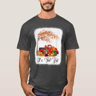 Herfst Yall Cute Gnomes Pumpkin Truck Autumn Tre T-shirt
