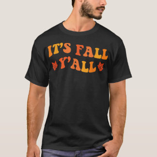 Herfst Yall Herfst Vibes Pumpkin Autumn Thanksgivi T-shirt