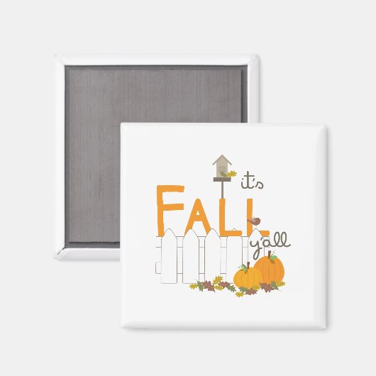 Herfst YAll Magneet (Voorkant / Achterkant)