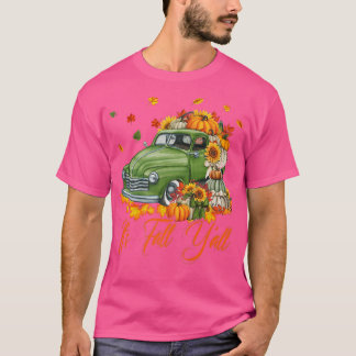 Herfst Yall Pumpkin Truck Herfst Autumn Tree Hallo T-shirt