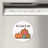 Herfst Y'all Pumpkins Magneet (Insitu (Vaatwasser))