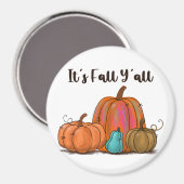 Herfst Y'all Pumpkins Magneet (Voorkant / Achterkant)
