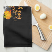 herfst yall schnauzer Thanksgiving Theedoek (Quarter Fold)