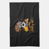 herfst yall schnauzer Thanksgiving Theedoek (Verticaal)