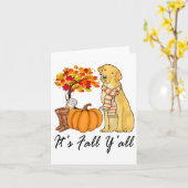 Herfst Yall Shirt Herfst T - shirts voor vrouwen L Kaart (Gele Bloem)