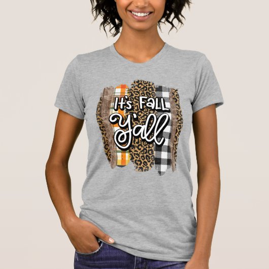 Herfst Y'all Women's T-shirt (Voorkant)