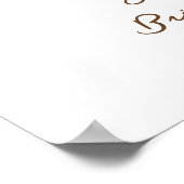 Herfst Ze is van de markt Vrijgezellenfeest Welkom Poster (Hoek)