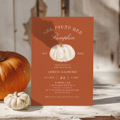 Herfst Ze Vond Haar Pompoen Bruidsdiner Kaart
