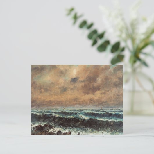 Herfst Zee - Gustave Courbet Briefkaart (Staand voorkant)