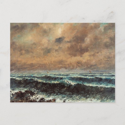 Herfst Zee - Gustave Courbet Briefkaart (Voorkant)