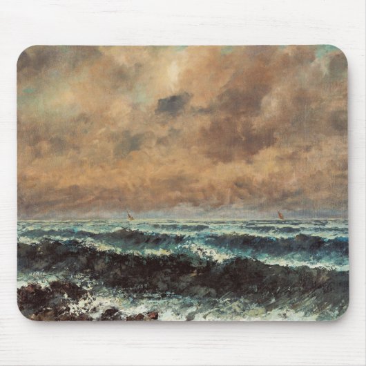 Herfst Zee - Gustave Courbet Muismat (Voorkant)