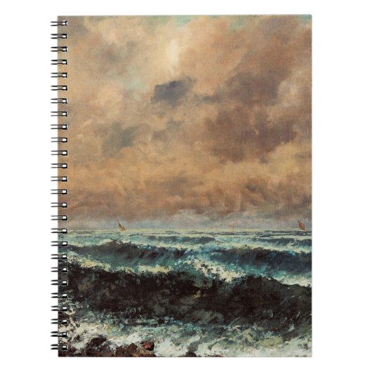 Herfst Zee - Gustave Courbet Notitieboek (Voorkant)