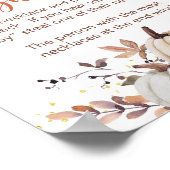 Herfst Zeg niet dat de Ketting van het Baby het Sp Poster (Hoek)