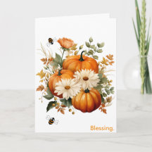 Herfst Zegenkaart