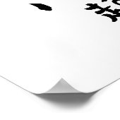 Herfst zeven keer naar beneden, acht kanji Proverb Poster (Hoek)