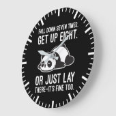 Herfst zeven keer naar beneden, sta acht uur op - grote klok (Hoek)