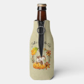 Herfst zit in Air Typografie met Squirrel Flesjeskoeler (Fles Achterkant)