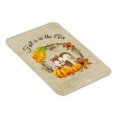 Herfst zit in Air Typografie met Squirrel Magneet (Rechterzijde)