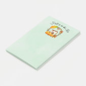 Herfst zit in Air Typografie met Squirrel Post-it® Notes (Schuin)