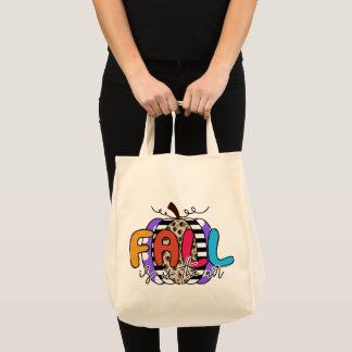 Herfst zit in de lucht pompoen. tote bag