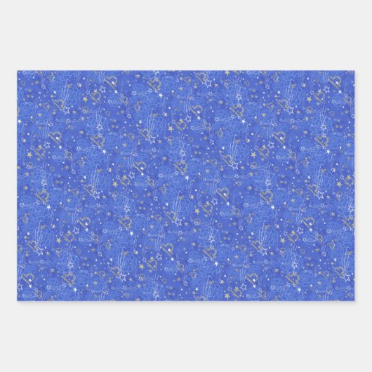 Herfst Zodiac teken trio Maagd, Weegschaal, Schorp Inpakpapier Vel (Voorkant 2)