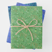 Herfst Zodiac teken trio Maagd, Weegschaal, Schorp Inpakpapier Vel (In situ)