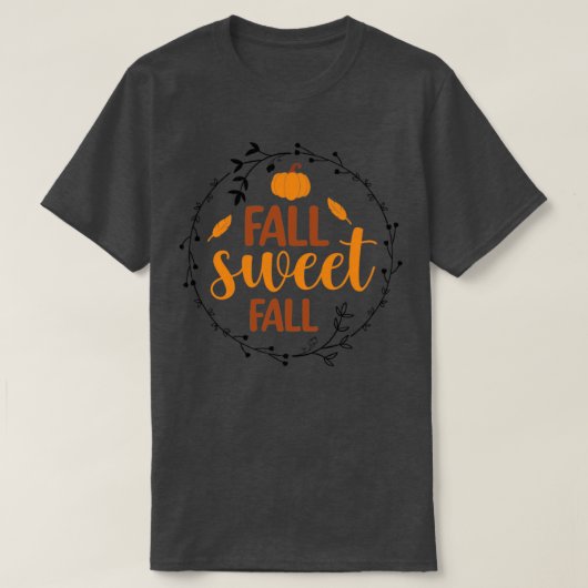 Herfst zoete Herfst T-shirt (Design voorkant)