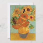 herfst, zomer, feestelijke huwelijksuitnodiging va kaart (Achterkant)