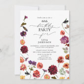 Herfst Zomertuin Verbrand Sinaasappel 60e Verjaard Kaart (Voorkant)