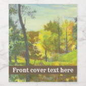 herfst zonne-energie in het najaar wijn etiket (Enkel label)