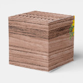 Herfst Zonnebloem | BABY SHOWER Bedankdoosjes (Achterkant)