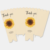 Herfst Zonnebloem Baby shower Bedankdoosjes (Ongevouwen)