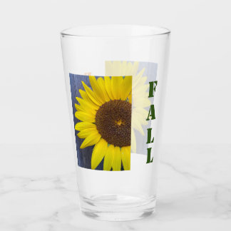 HERFST Zonnebloem Bierglas Glas