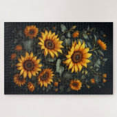 Herfst Zonnebloem Bloemstuk Legpuzzel (Horizontaal)