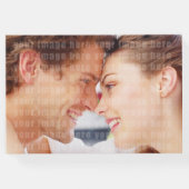 Herfst Zonnebloem Bruiloft Gastenboek (Achterkant)