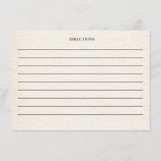 Herfst Zonnebloem Herfst Recept Kaart (Achterkant)