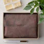 Herfst Zonnebloem Vintage Donker Roest Grunge Text Tissuepapier (Geschenk)