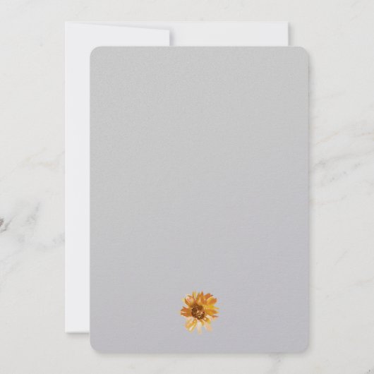 Herfst Zonnebloemen (Achterkant)