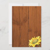 Herfst Zonnebloemen 60e verjaardag Kaart (Achterkant)