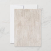 Herfst Zonnebloemen en Pompoenen Bruiloft RSVP (Achterkant)