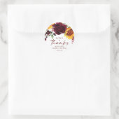 Herfst Zonnebloemen en Vrijgezellenfeest van Bourg Ronde Sticker (Tas)