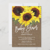 Herfst Zonnebloemen Neutraal Baby shower Kaart (Voorkant)