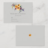 Herfst Zonnebloemen Notitiekaartje (Voorkant / Achterkant)