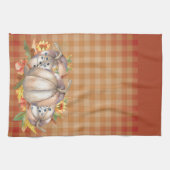 Herfst Zonnebloemen & Oogst Pompoenen Theedoek (Horizontaal)