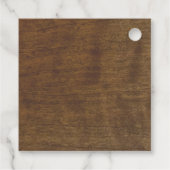 Herfst Zonnebloemen Rustieke bruiloft Dank u Bedankjes Labels (Achterkant)